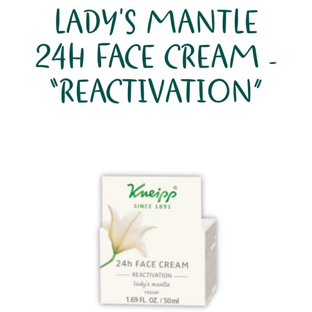 LADY'S MANTLE 24H FACE CREAM - REACTIVATION”1.69oz